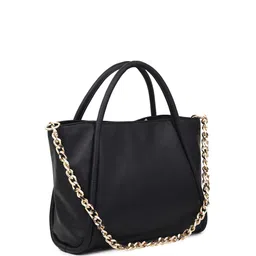 White Lily PU Structured Handheld Bag with Tasselled image 3