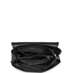 ZOUK Ethnic Motifs Printed Jute Structured Satchel image 3