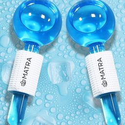 MATRA Set of 2 Ice Globes Facial Massager Roller-21