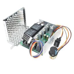 12V/24V/36V 40A PWM DC Motor Speed Controller 10V-55V 40A DC Motor Speed Controller With Forward/Reverse Switch, Adjustable Knob,And Digital Display High Power 40A Speed Controller For DC Motors - RS170912V/24V/36V 40A PWM DC Motor Speed Controller 10V-55V 40A DC Motor Speed Controller With Forward/Reverse Switch, Adjustable Knob,And Digital Display High Power 40A Speed Controller For DC Motors - RS1709 image 2