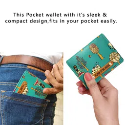 Funk For Hire Printed PU Water Resistant Two Fold Wallet image 4