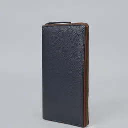 OUTBACK Men Textured Leather Zip Around Wallet-16