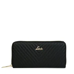 Lavie Chevron Women Black Zip Around Wallet-34