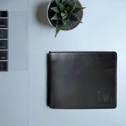 Hidesign Men Black Solid Two Fold Leather Wallet-5