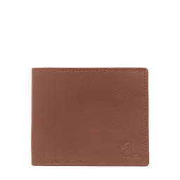 Kara Men Tan Brown Solid Two Fold Leather Wallet-image-64