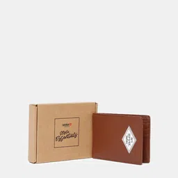 SPYKAR Men Tan Leather Two Fold Wallet-image-10