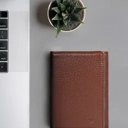Hidesign Men Textured Leather Three Fold Wallet-16