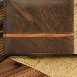 WROGN Men Textured Two Fold Wallet-1
