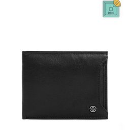 Eske Men Black Leather Two Fold Wallet-picture-13