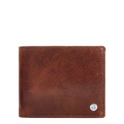 Eske Men Brown Leather Two Fold Wallet-image-52