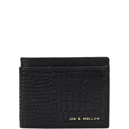 Joe & Mellon Men Abstract Textured Leather Two Fold Wallet-picture-17