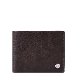 Eske Men Brown Textured Leather Two Fold Wallet-image-65