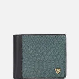 Allen Solly Men Textured Leather Two Fold Wallet-0