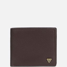 Allen Solly Men Textured Leather Two Fold Wallet-17