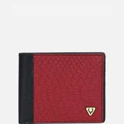 Allen Solly Men Textured Leather Two Fold Wallet-34
