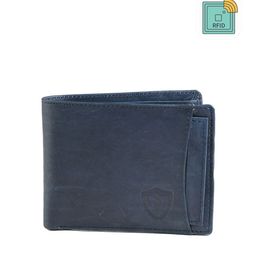 Keviv Men Blue Leather Two Fold Wallet-image-21