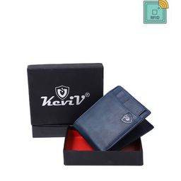 Keviv Men Blue Leather Two Fold Wallet-image-67
