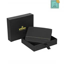WROGN Men Leather RFID Two Fold Wallet-18