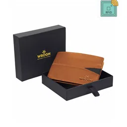 WROGN Men Leather RFID Two Fold Wallet-image-60