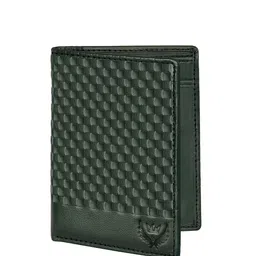 LORENZ Unisex Textured Leather Two Fold Wallet image 5