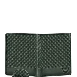 LORENZ Unisex Textured Leather Two Fold Wallet image 4