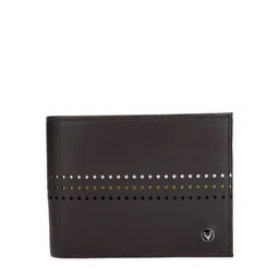 Allen Solly Men Brown Printed Leather Two Fold Wallet-picture-23