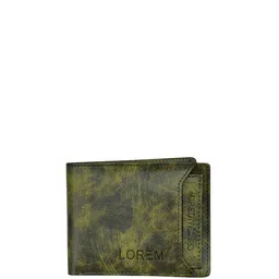 LOREM Men Abstract Textured Card Holder Two Fold Wallet image 2