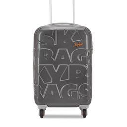 Skybags Grey Solid Hard-Sided Trolley Suitcases-52