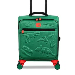 IT luggage Dino Roar Kids Textured Hard-Sided Cabin Trolley Suitcase-41