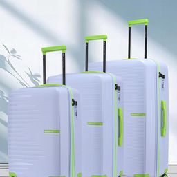 Nasher Miles Havelock Polypropylene TSA Lock Set of 3 S/M/L Purple Trolley Bags 55-65-75cm-image-12