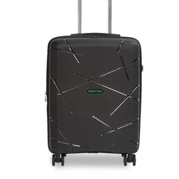United Colors of Benetton Textured Hard-Sided Large Trolley Suitcase-125.0L-46