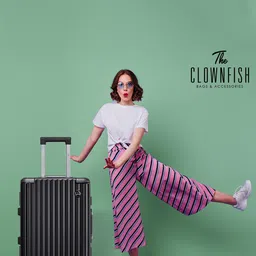 THE CLOWNFISH Textured Hard Case Cabin Trolley Bag-39