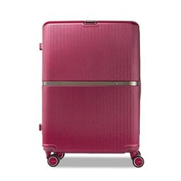 Samsonite Red Solid Hard-Sided Medium Trolley Bag-56