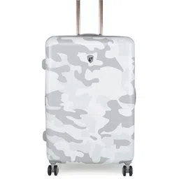 HEYS White Camouflage Printed Trolley Bag-image-2
