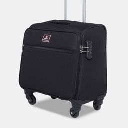 SWISS MILITARY Textured 360 Degree Rotation Soft Overnighter Trolley Bag image 2