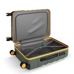 Safari Accent Set Of 2 Polycarbonate 8 wheel Hard Cabin & Medium Trolley Suitcase image 4