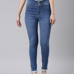 SHOWOFF Women Jean Skinny Fit Clean Look Light Fade Stretchable Jeans-picture-25