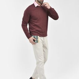 Crimsoune Club  Long Sleeves Pure Cotton Pullover-image-16