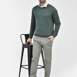 Crimsoune Club  Long Sleeves Pure Cotton Pullover-image-9