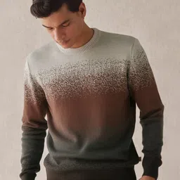 Andamen Abstract Printed Cotton Pullover-image-52