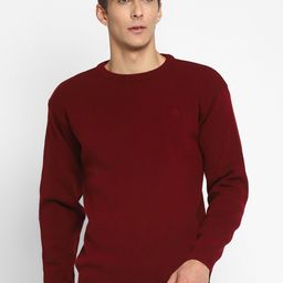 Alan Jones Round Neck Long Sleeves Acrylic Pullover-image-88