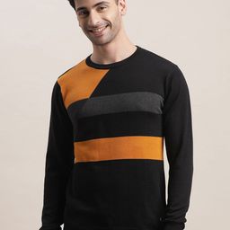 Turtle Men Colourblocked Cotton Pullover-image-59