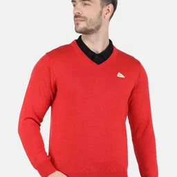 Monte Carlo Men Red Pullover-picture-54