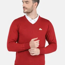 Monte Carlo Men Red Pullover-picture-50