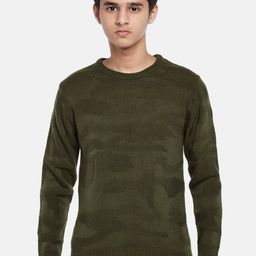 Coolsters by Pantaloons Boys Olive Green Printed Pullover-picture-41