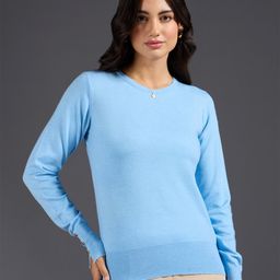 20Dresses Blue Round Neck Pullover Sweaters-image-41