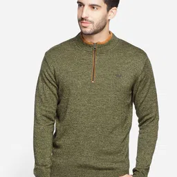 Wildcraft Men Mock Neck Acrylic Pullover Sweater-picture-24