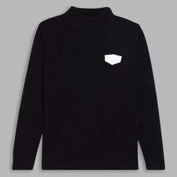 Blue Giraffe Boys Black & White Pullover-image-46