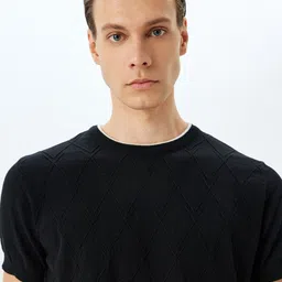 Koton Men Cable Knit Pullover Sweater-image-49