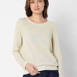 Vero Moda Women Beige Pullover-image-93